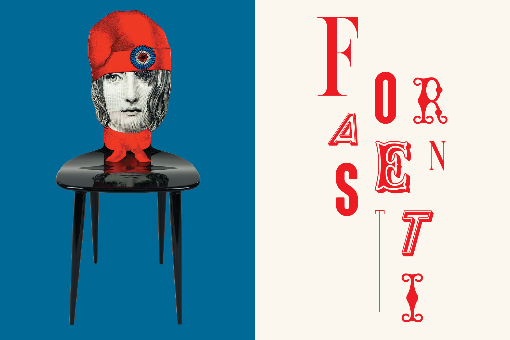 Giulia Dolci - Piero Fornasetti — Exhibition Identity