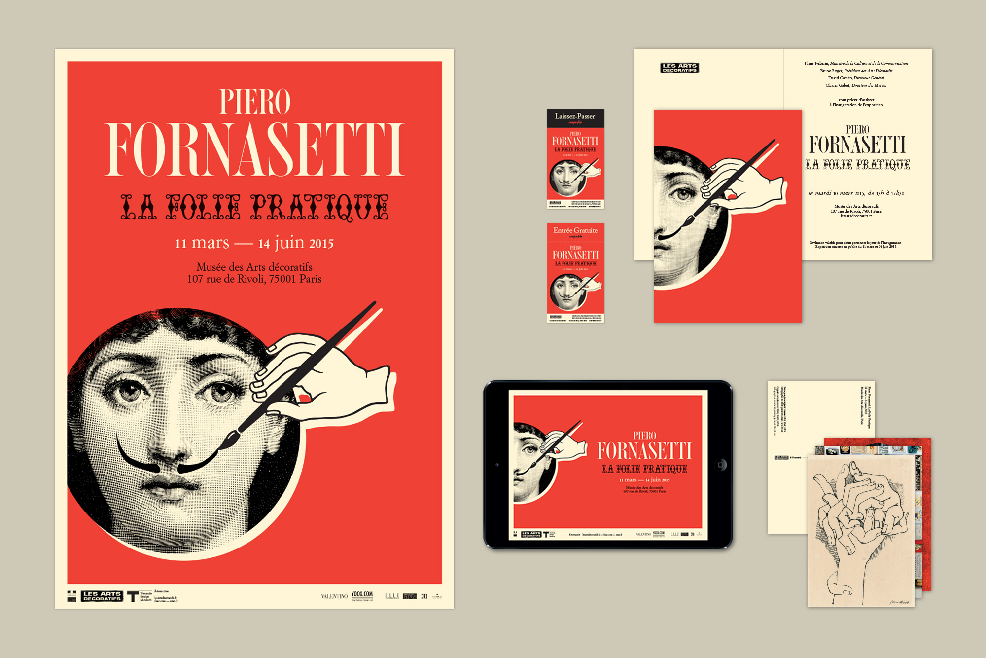 Giulia Dolci - Piero Fornasetti — Exhibition Identity