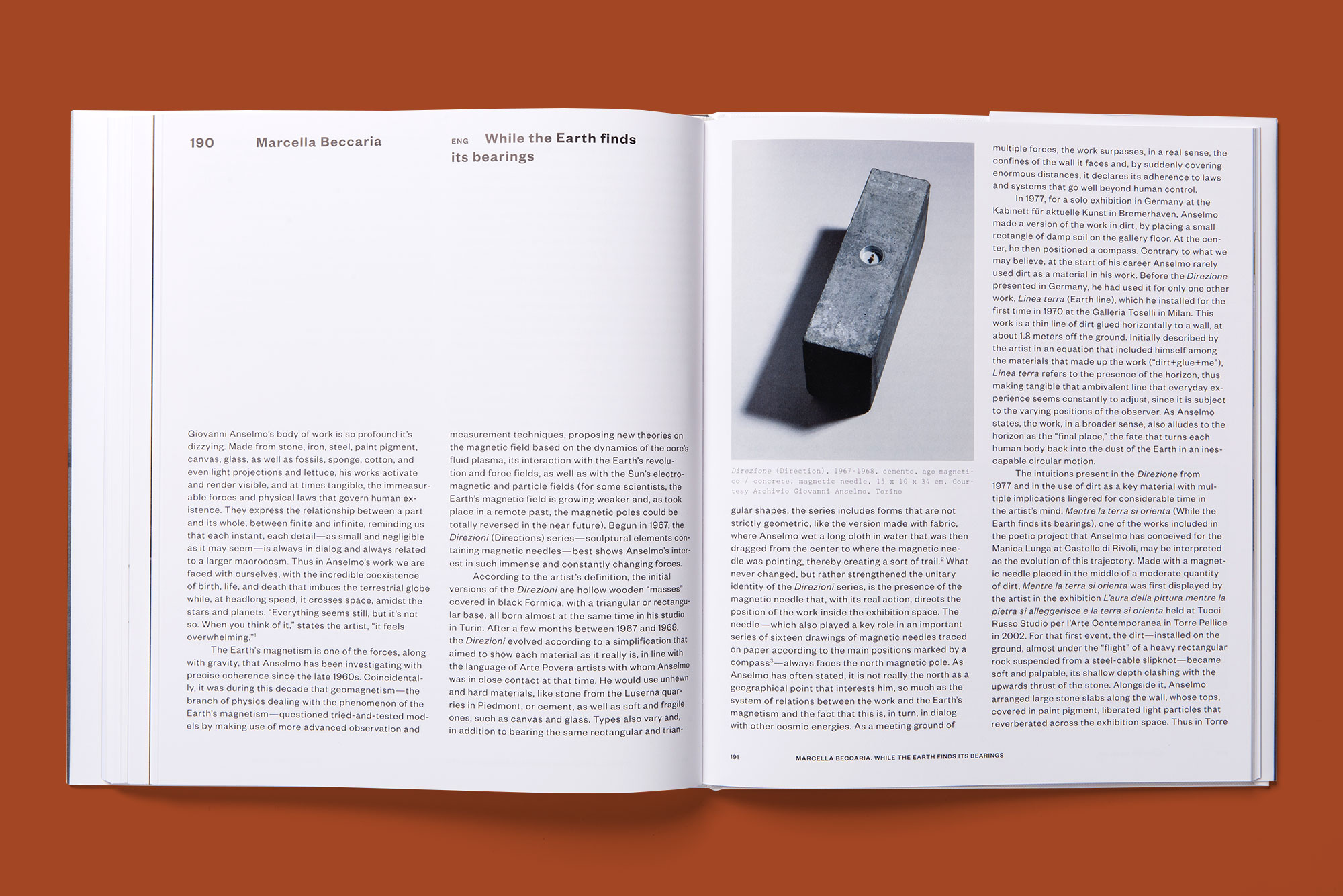 Giulia Dolci - Giovanni Anselmo — Catalogue